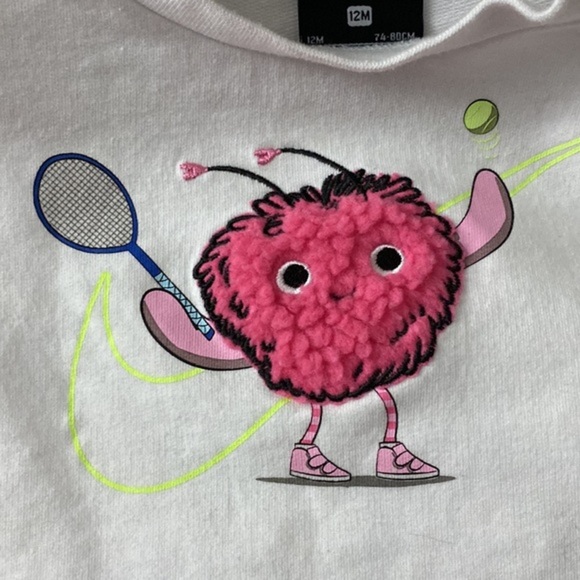 Nike Girls Long Sleeve Pullover Tennis Size 12M - Picture 6 of 6
